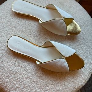 Vita Grace Amalfi Sandal White Worn 1x Size 8